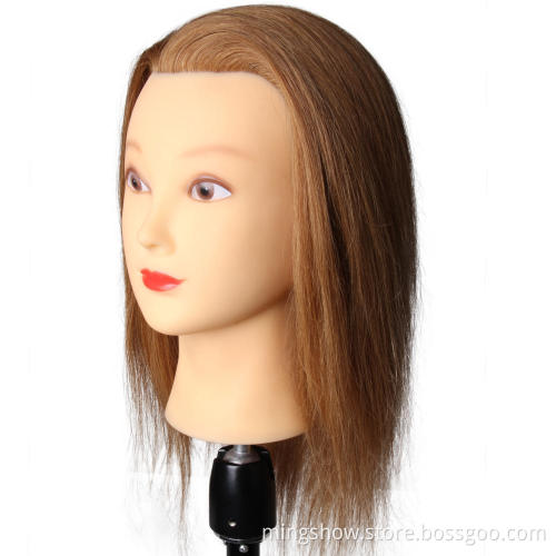 Wholesale custom 100% training hair mannequin head with wigs